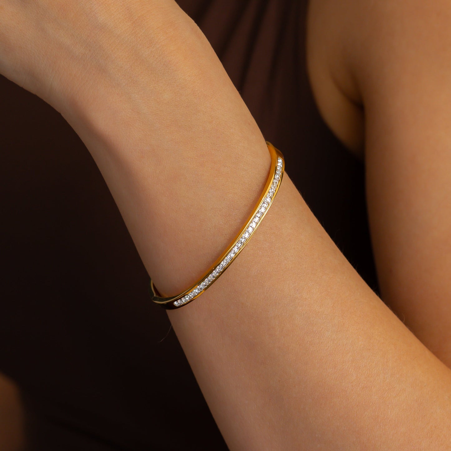 Pave Bangle Bracelet