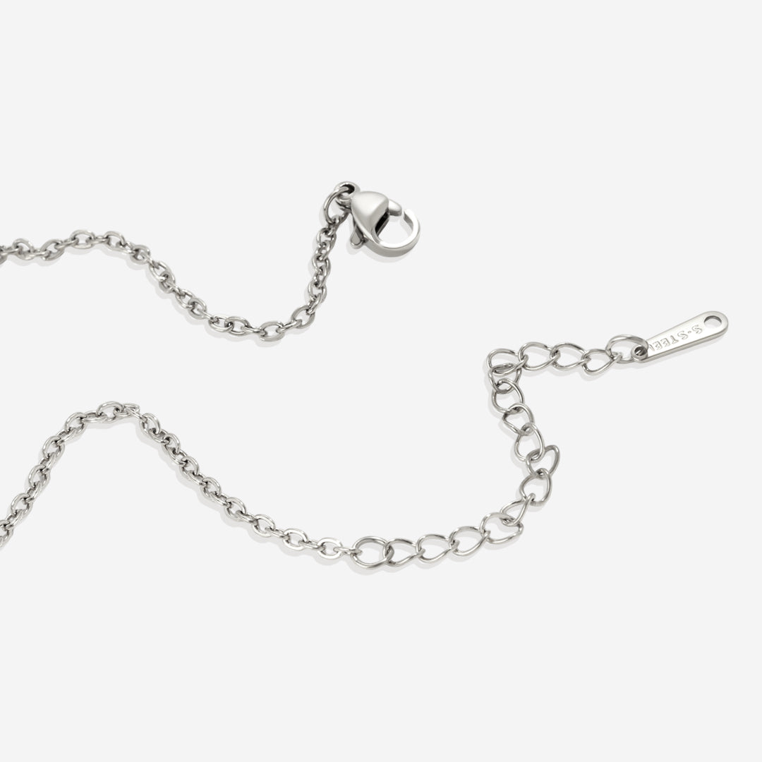 Monogram Portrait Pendant Necklace