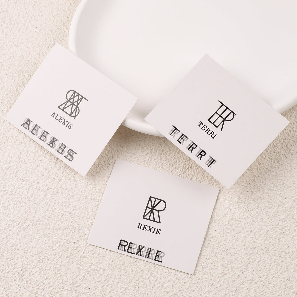 Monogram Name Earrings