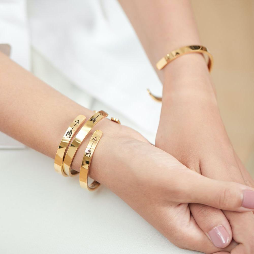 Believe in You Like I Do Cuff Bracelet