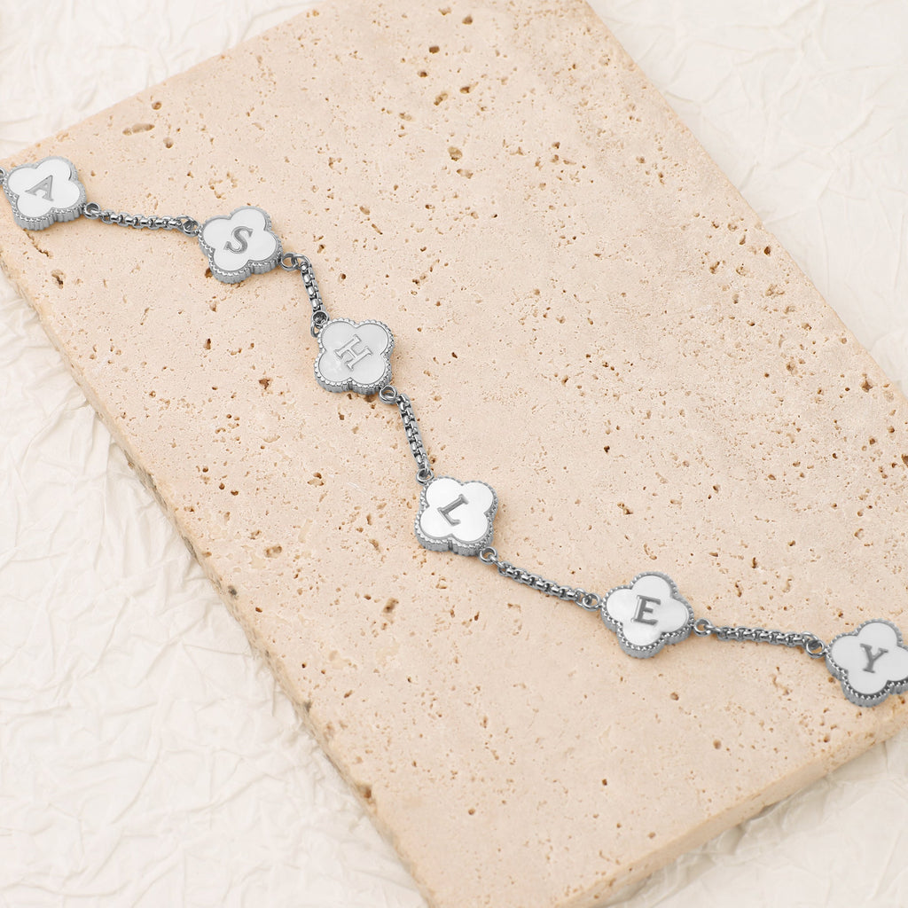 Clover Custom Name Necklace