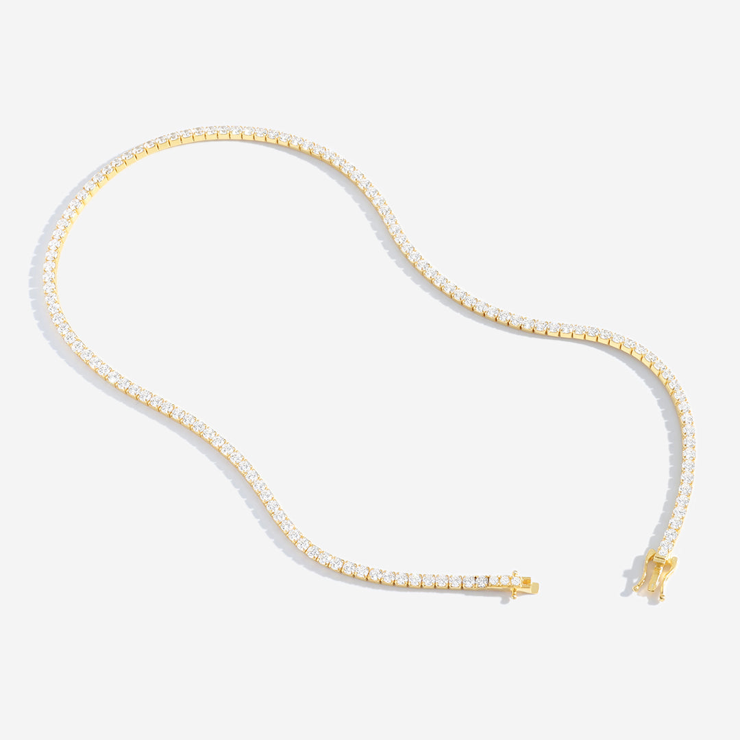 3mm Tennis Necklace