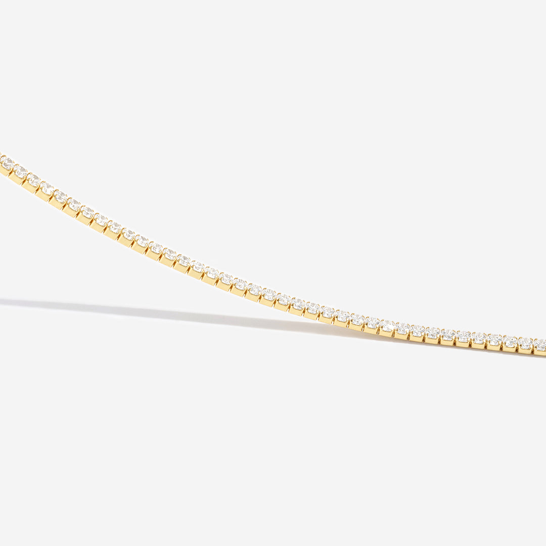 3mm Tennis Necklace