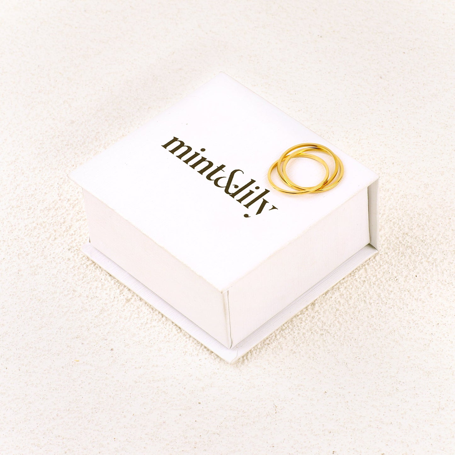 Dainty Interlocking Fidget Ring