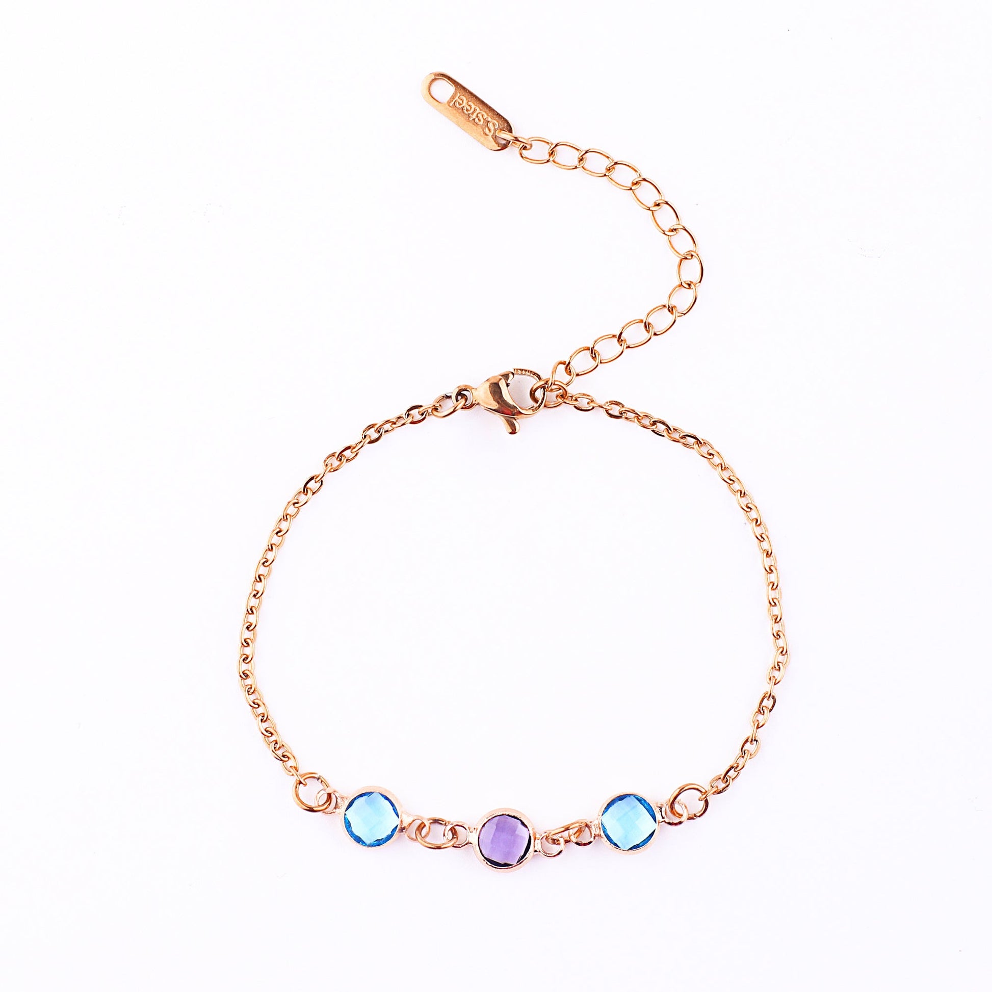 Personalized Birthstone Bracelet