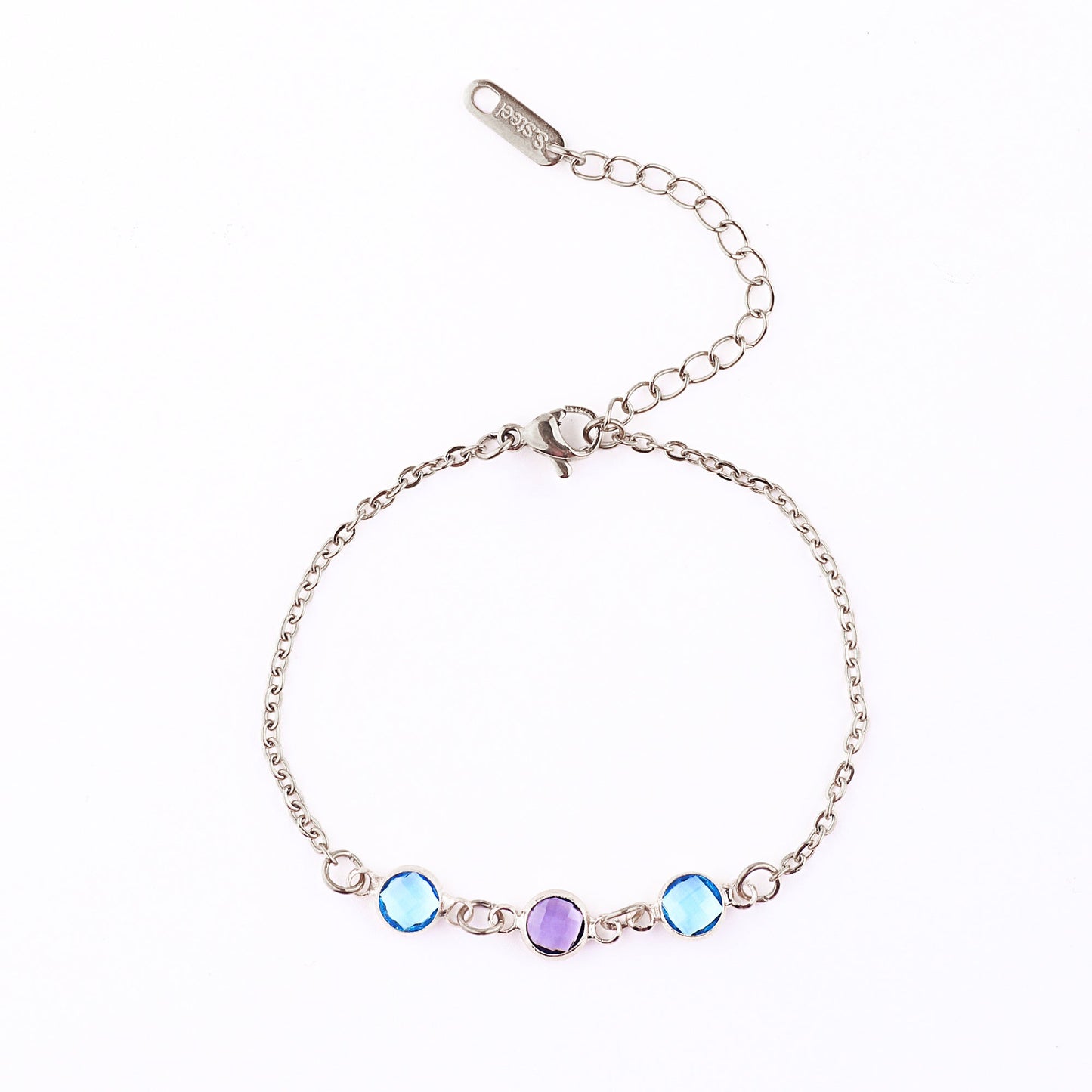 Personalized Birthstone Bracelet