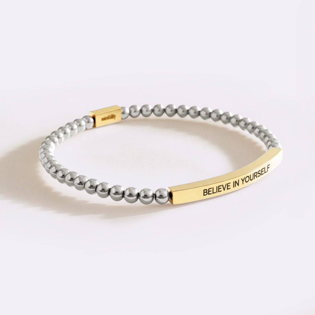 Believe in Yourself Beaded Inspire Bracelet