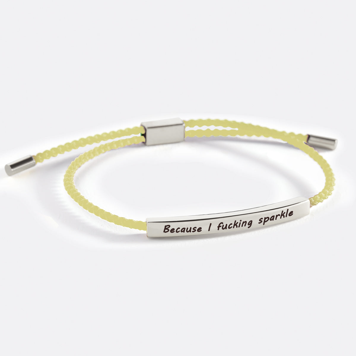 Because I F♥cking Sparkle Inspire Bracelet