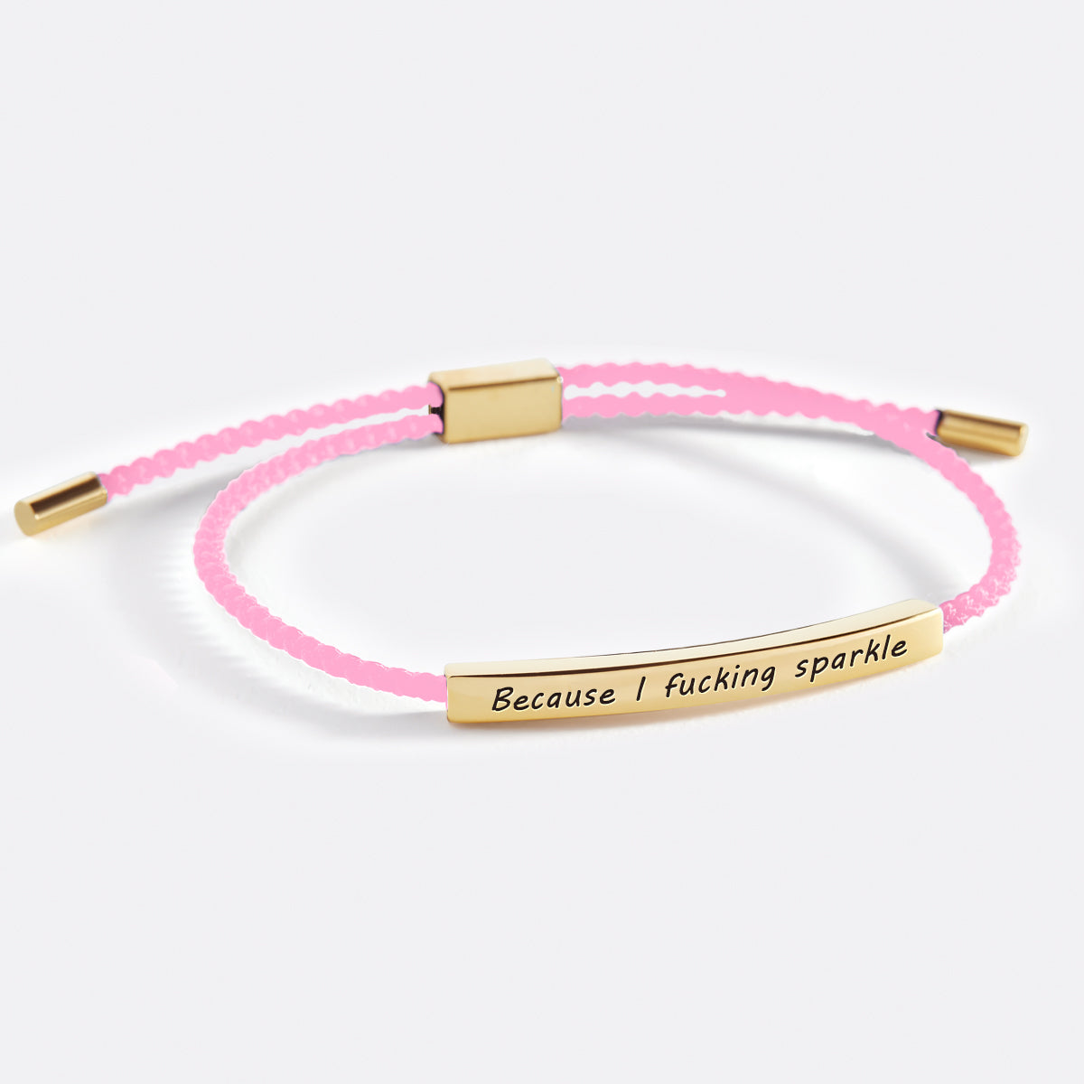 Because I F♥cking Sparkle Inspire Bracelet