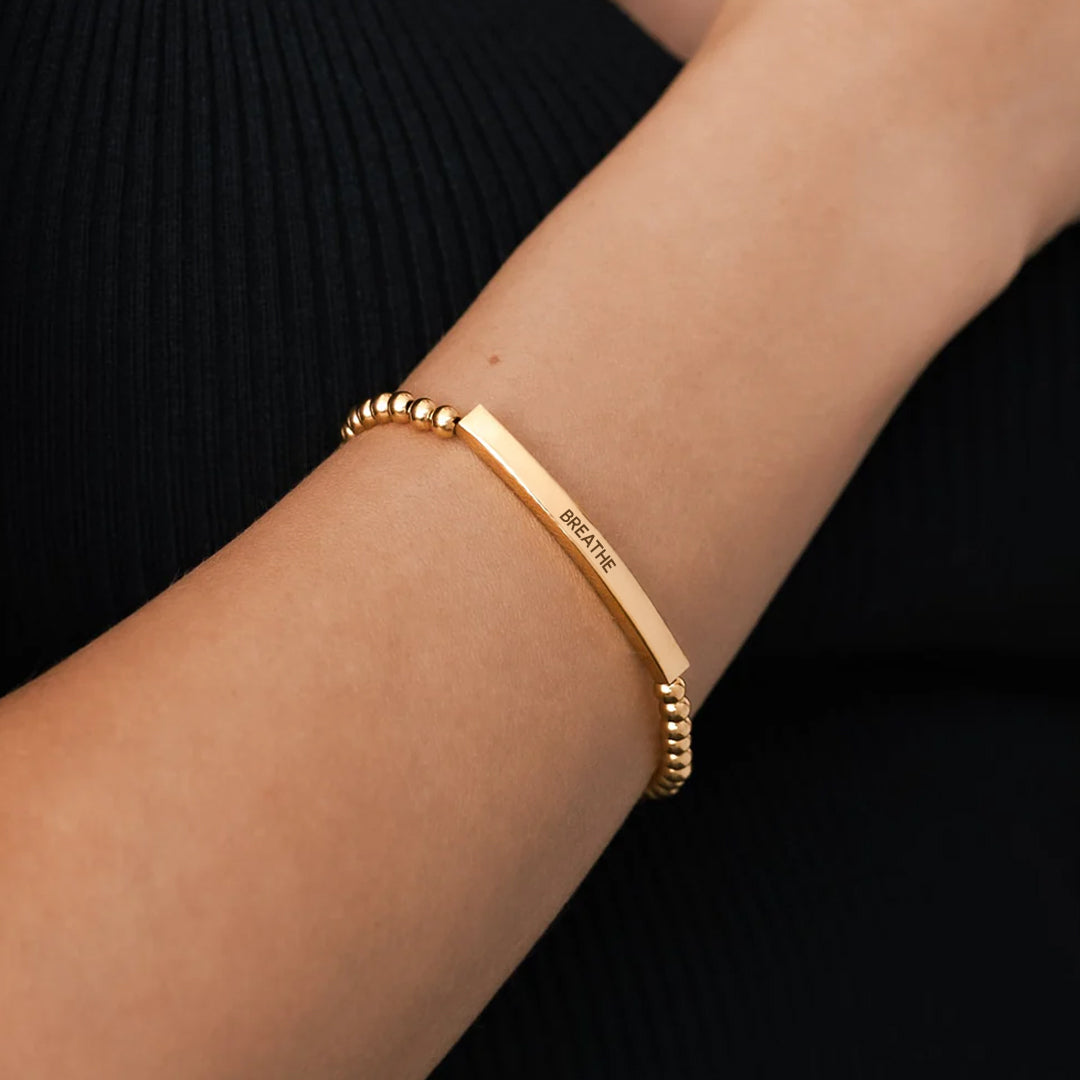 Breathe Beaded Inspire Bracelet