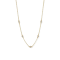 Dainty Crystal Station Necklace