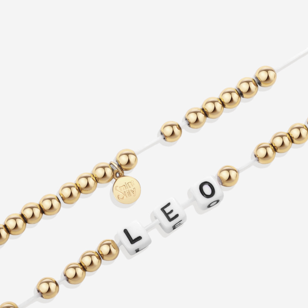 Custom Waterproof Gold Beaded Friendship Bracelet