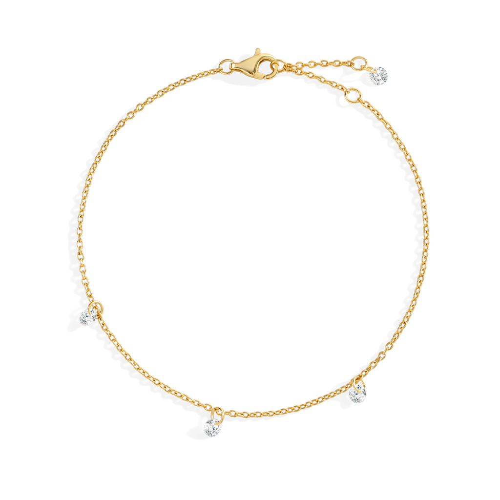 Dainty Diamond Station Bracelet