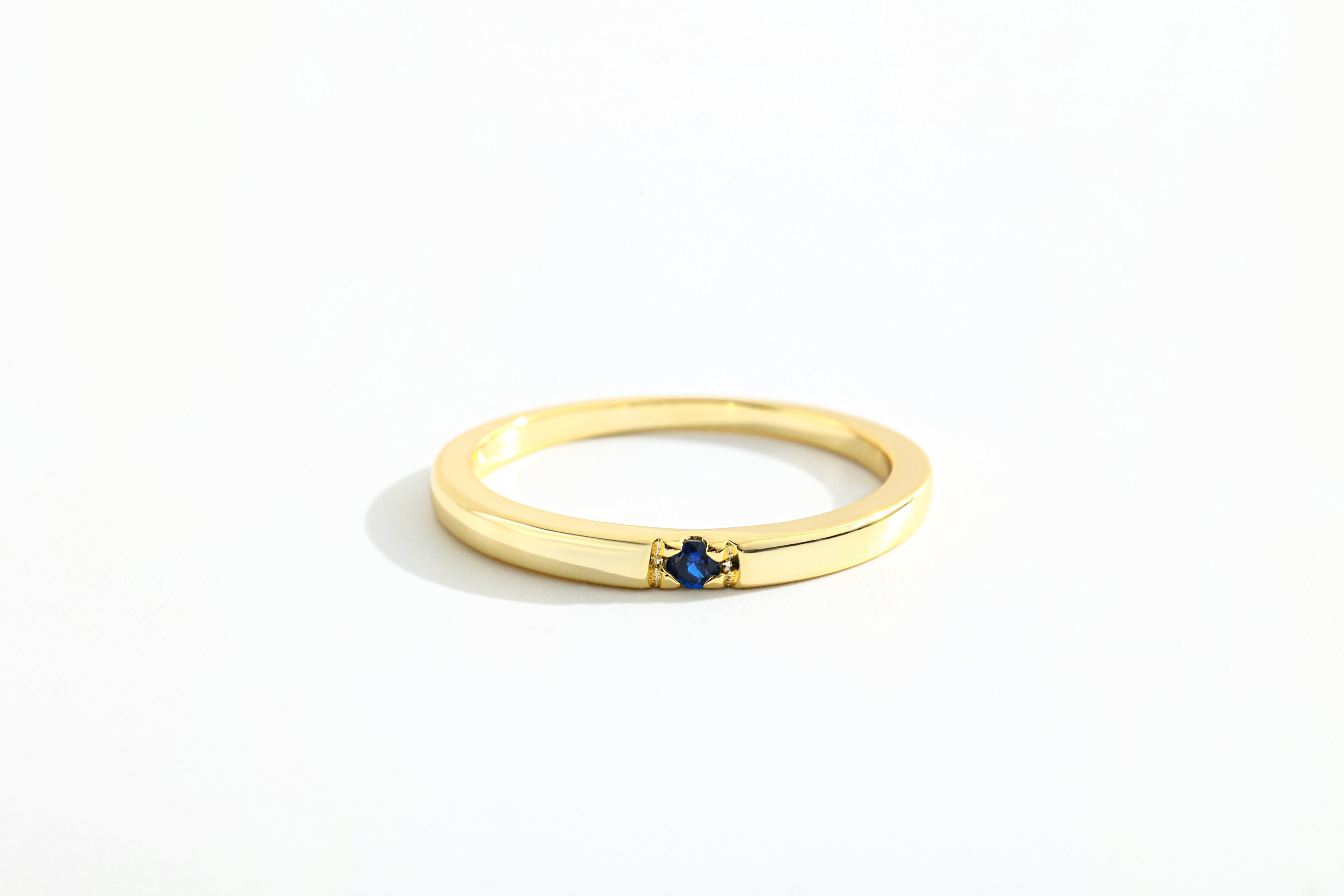 Dainty Stackable Birthstone Ring
