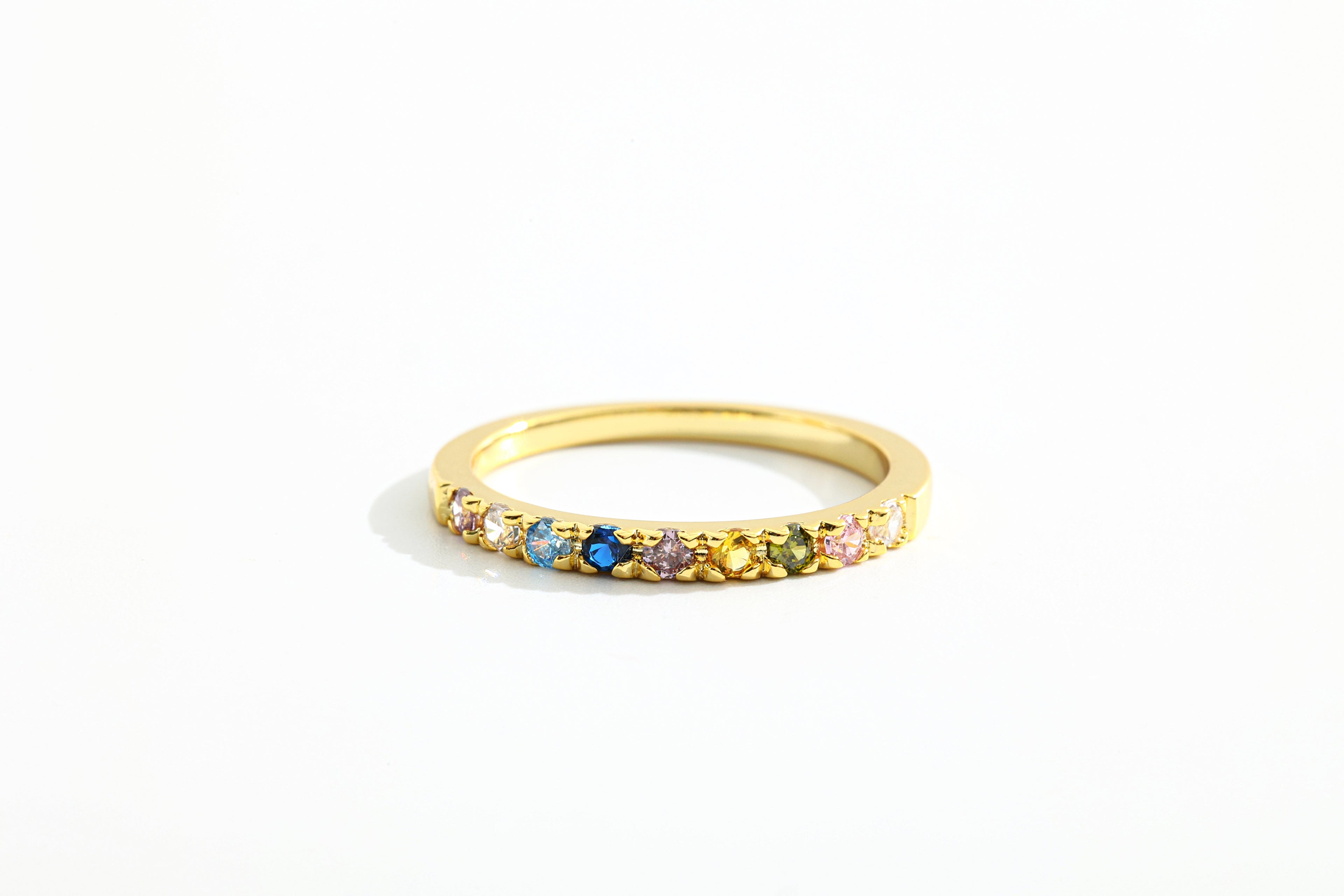 Dainty Stackable Birthstone Ring
