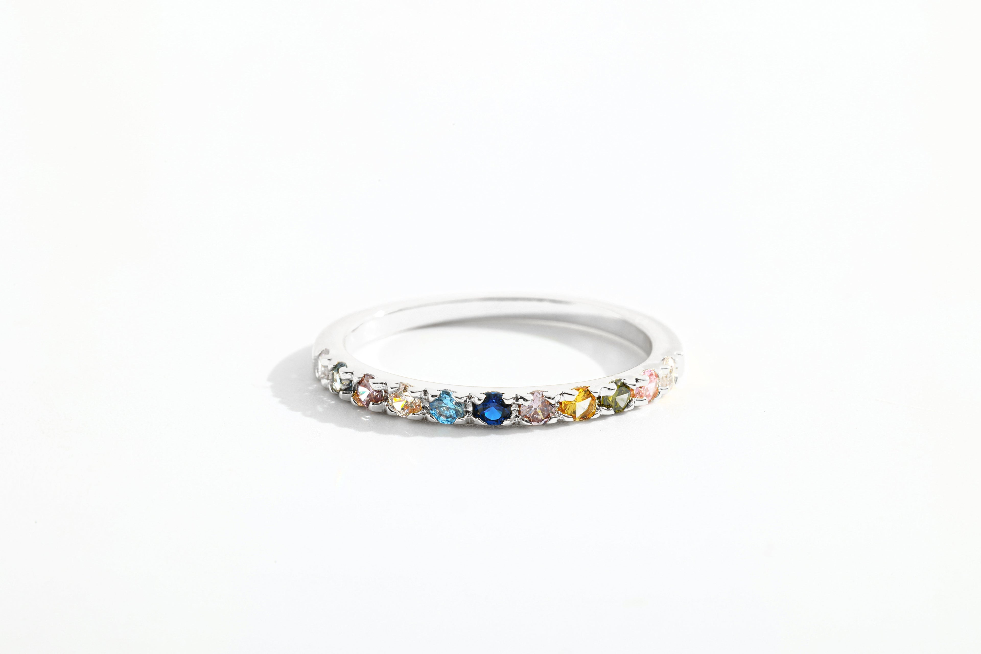 Dainty Stackable Birthstone Ring