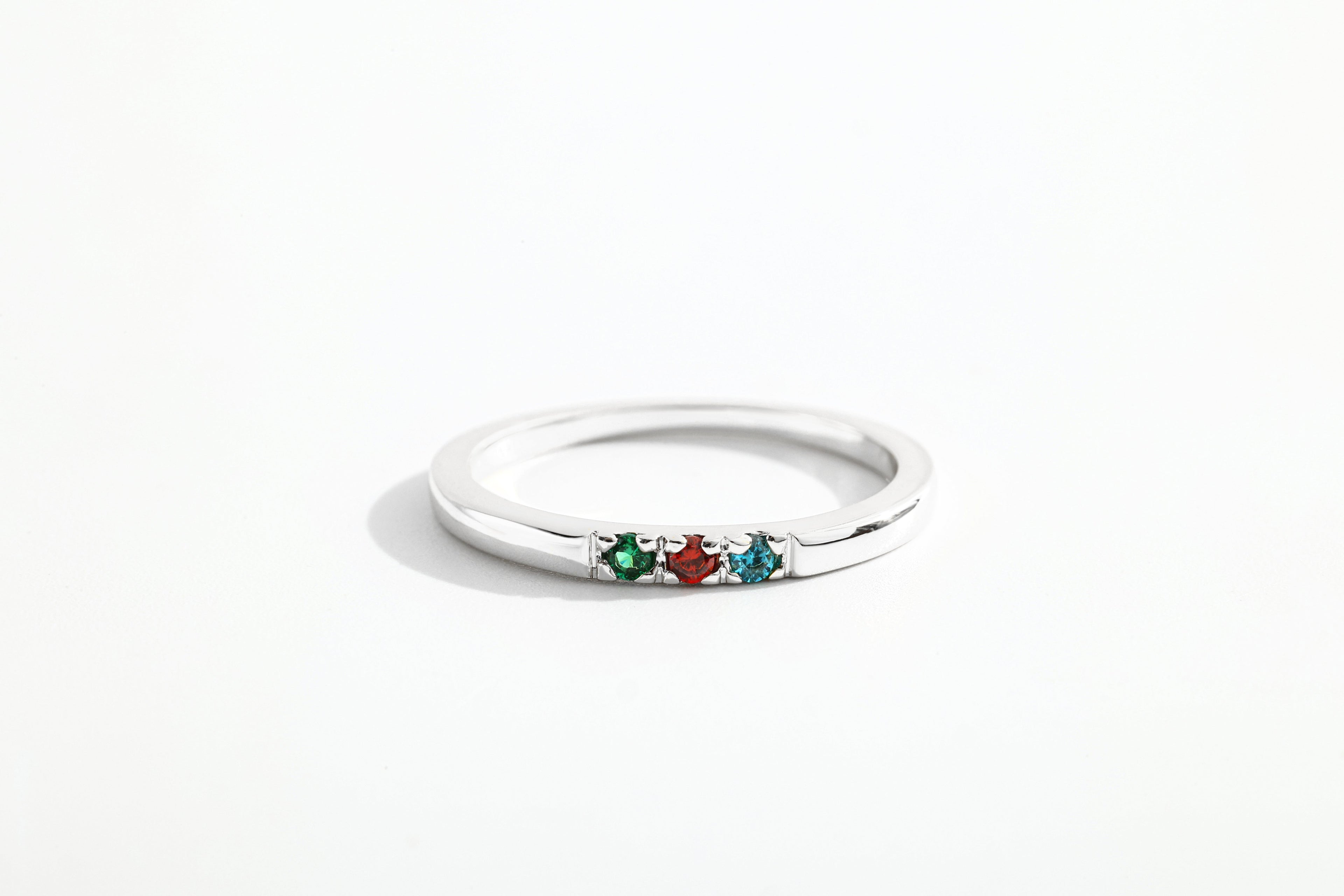 Dainty Stackable Birthstone Ring