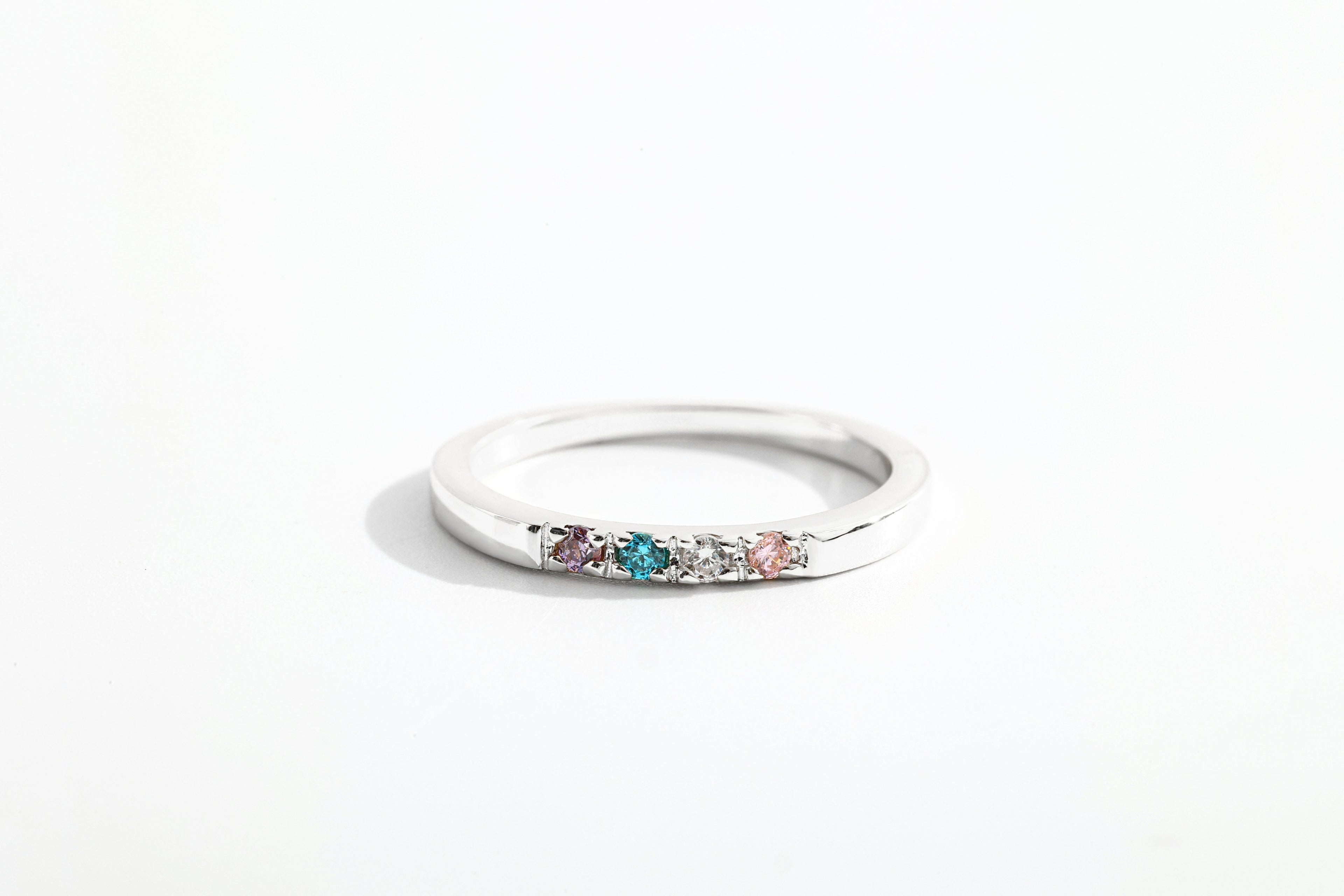 Dainty Stackable Birthstone Ring