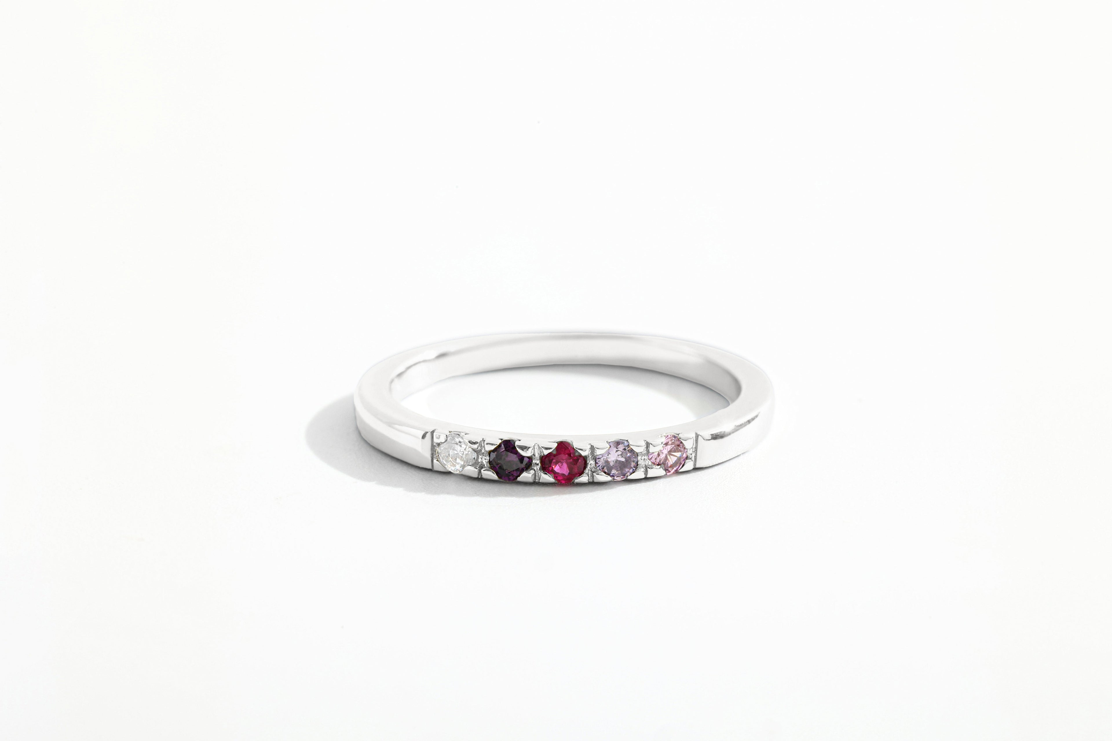Dainty Stackable Birthstone Ring