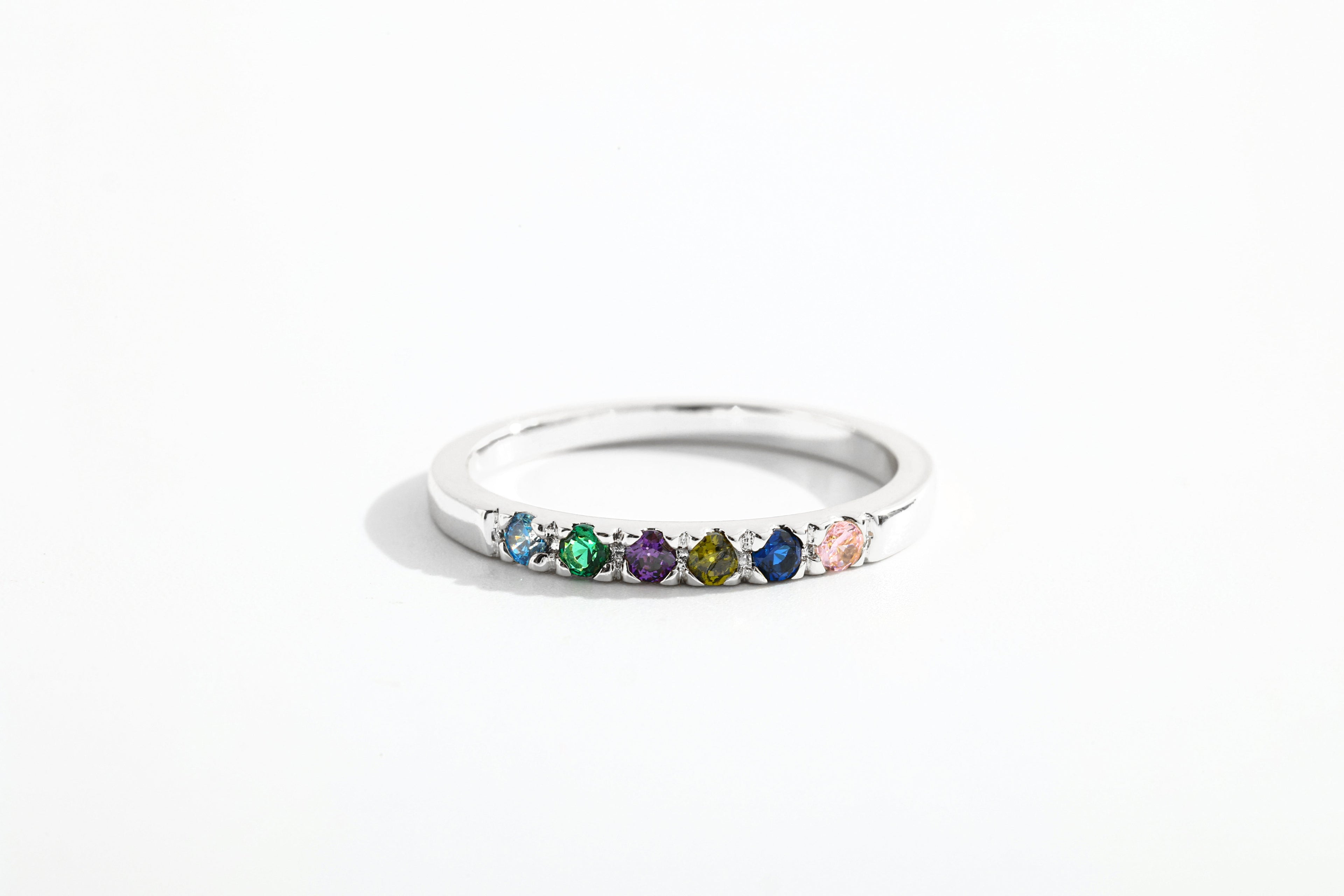 Dainty Stackable Birthstone Ring