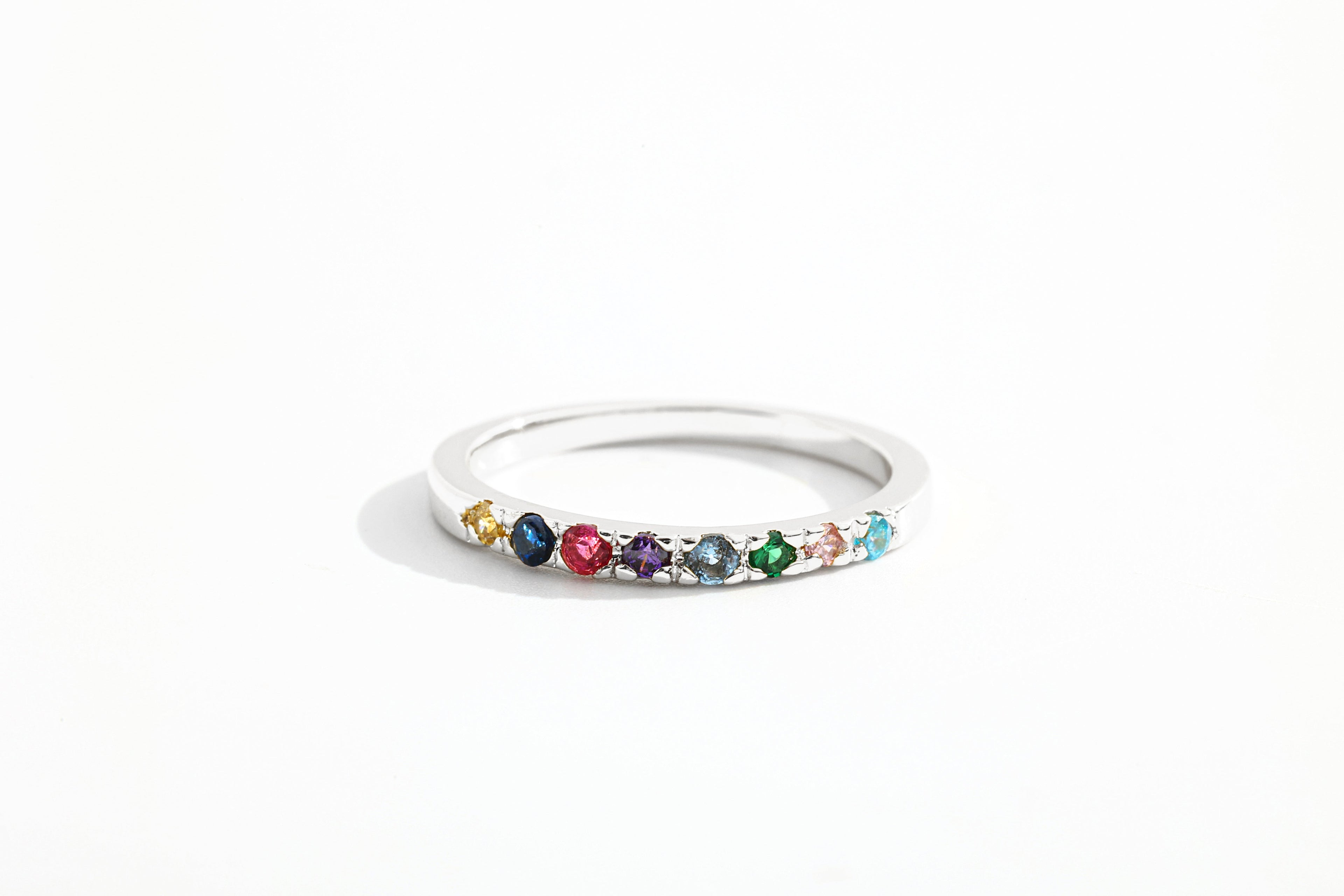 Dainty Stackable Birthstone Ring