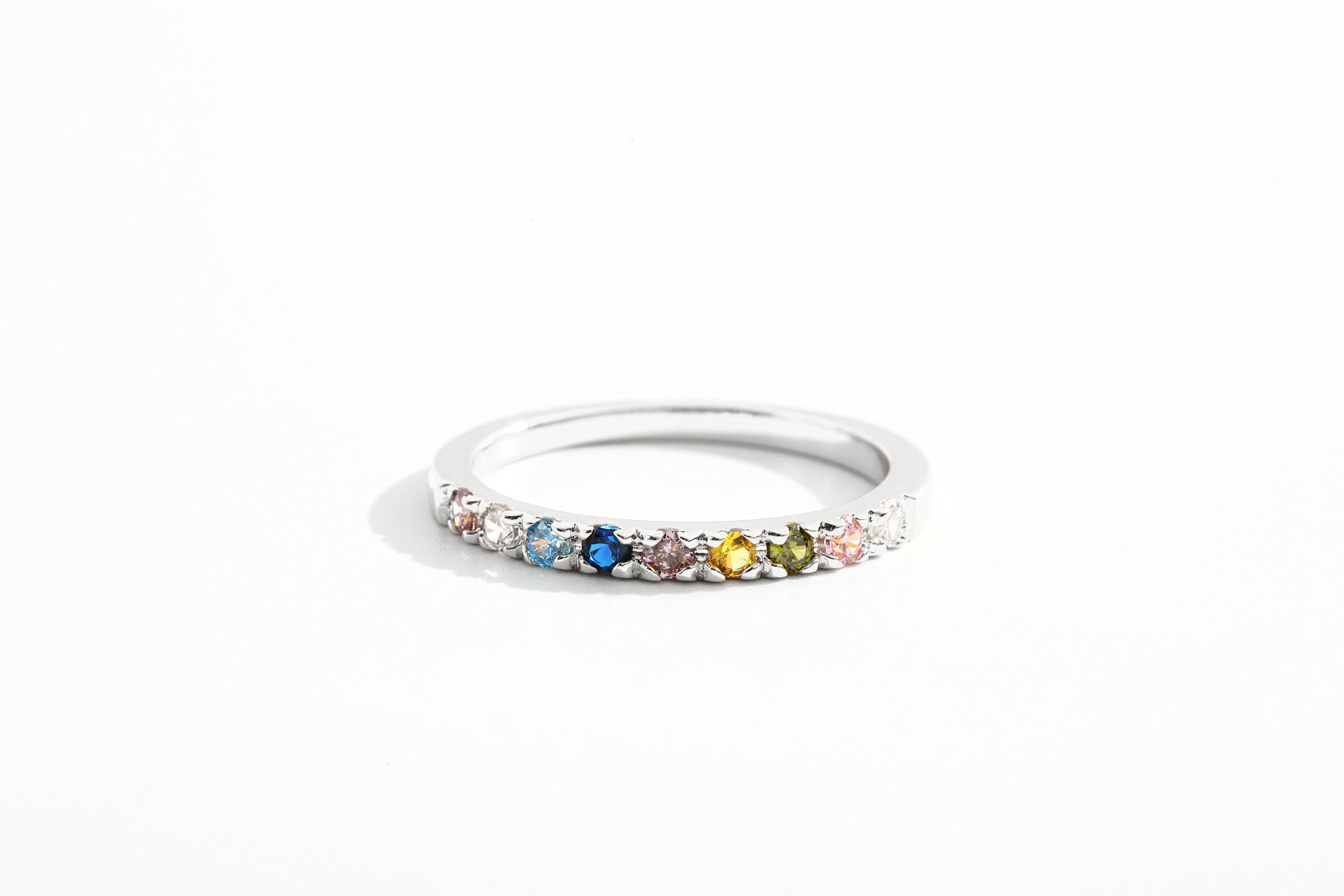 Dainty Stackable Birthstone Ring