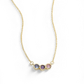 Dainty Family Birthstones Necklace