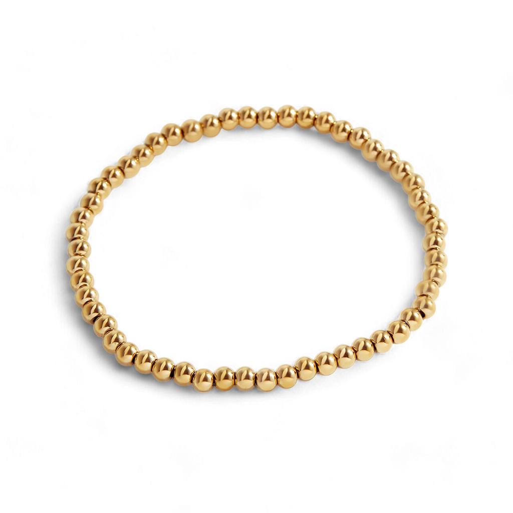 Dainty Gold Beaded Bracelet