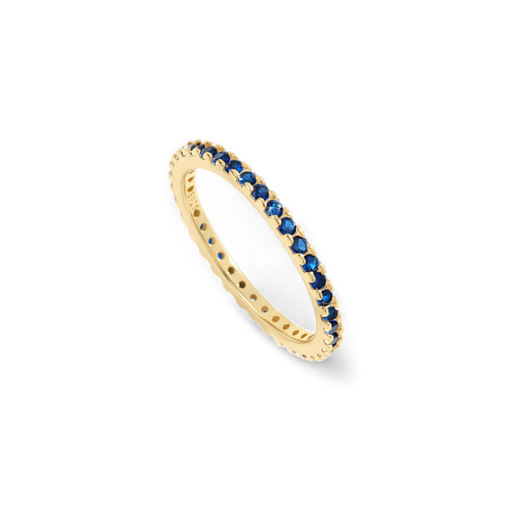 December Birthstone Eternity Stacking Ring