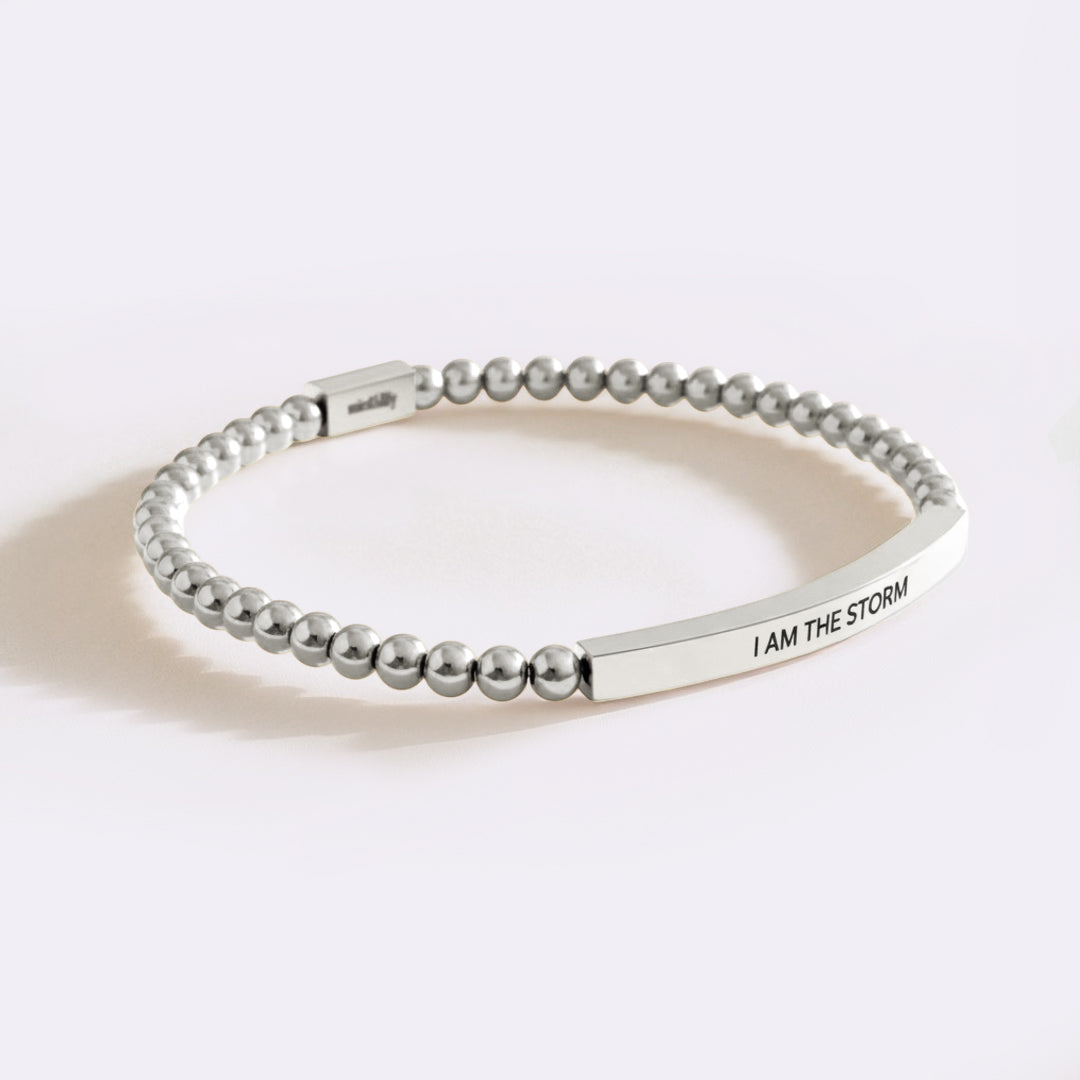 I Am The Storm Beaded Inspire Bracelet