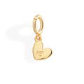 Dainty Heart Initial Charm