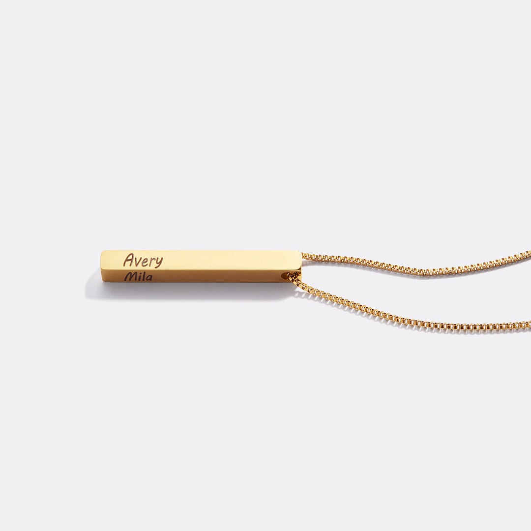 Muse Pillar Bar Necklace
