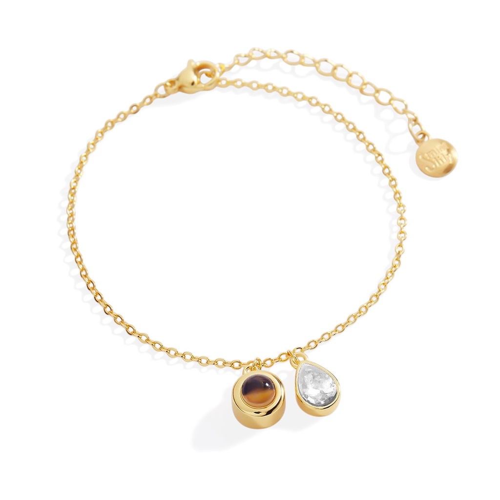 Birthstone Photo Bracelet
