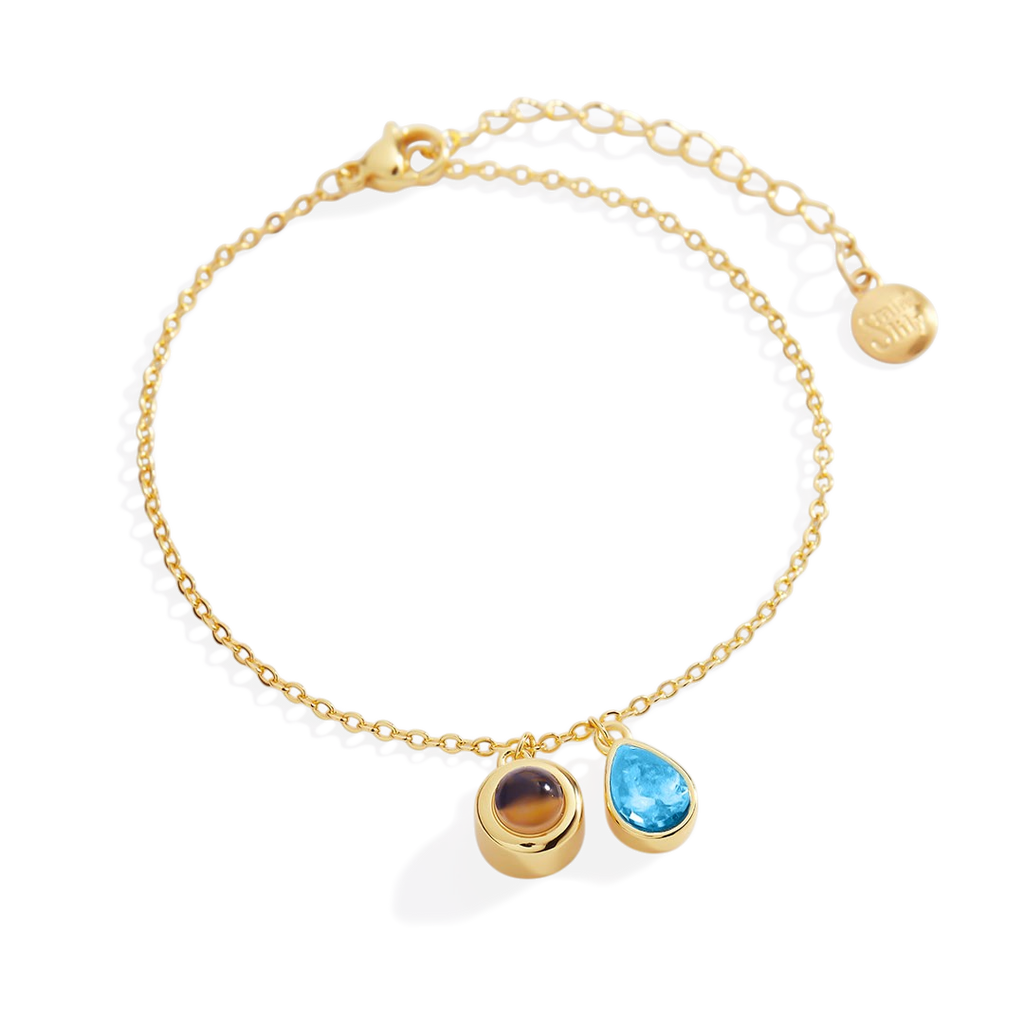 Birthstone Photo Bracelet