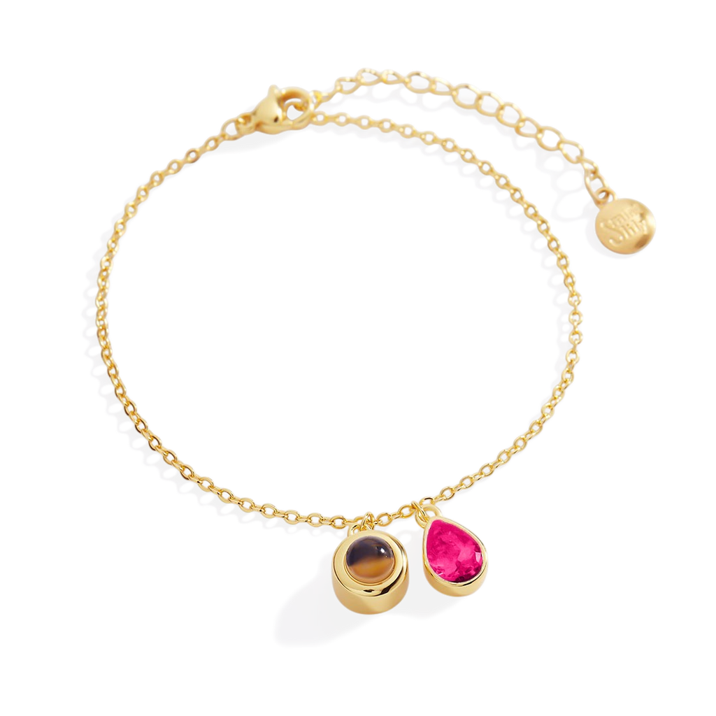 Birthstone Photo Bracelet
