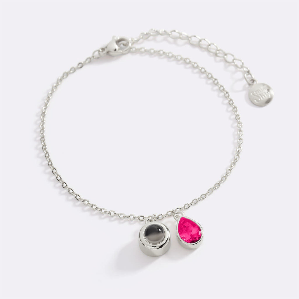 Birthstone Photo Bracelet