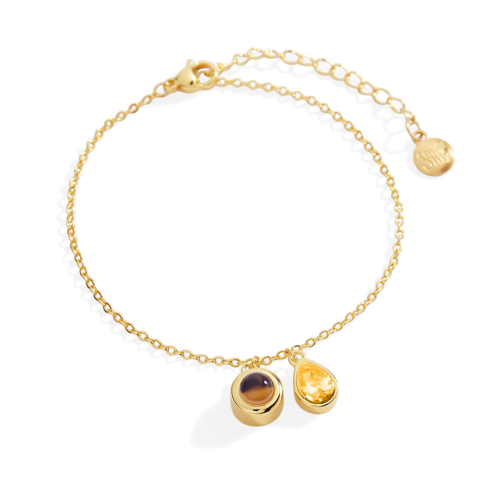 Birthstone Photo Bracelet