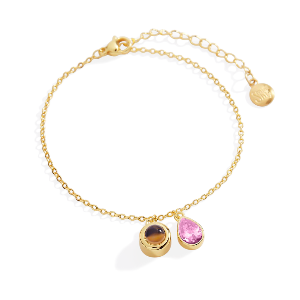Birthstone Photo Bracelet