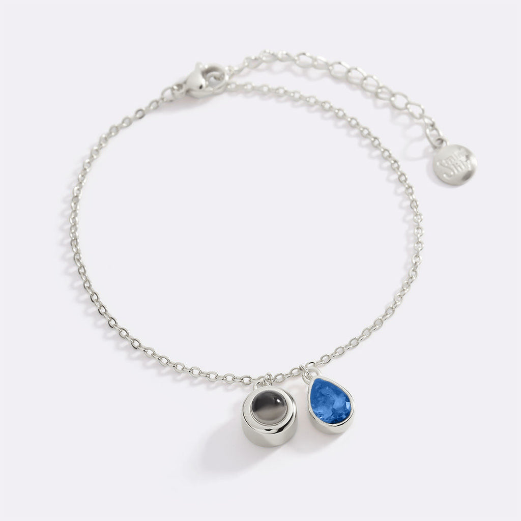 Birthstone Photo Bracelet
