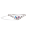 Personalized Venus Birthstone Ring