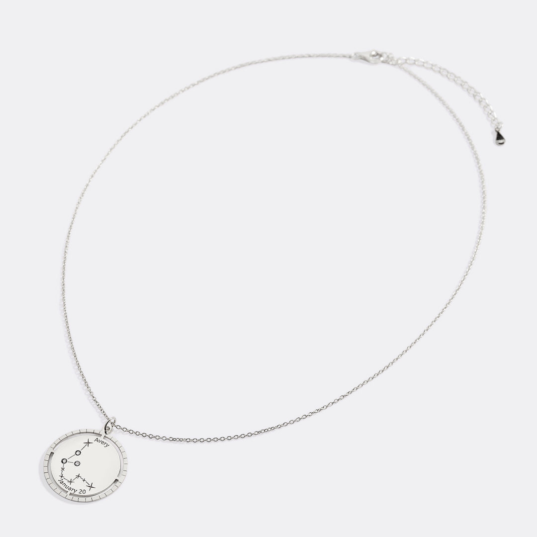 Personalized Constellation Pendant Necklace