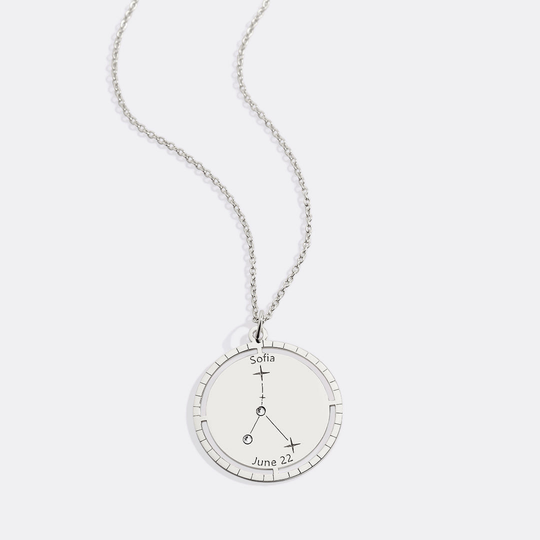 Personalized Constellation Pendant Necklace