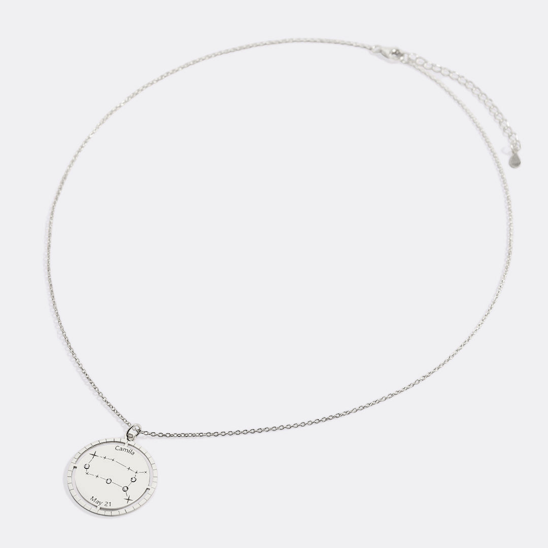 Personalized Constellation Pendant Necklace