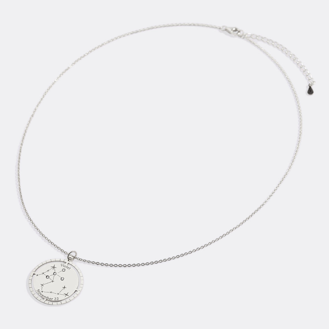 Personalized Constellation Pendant Necklace