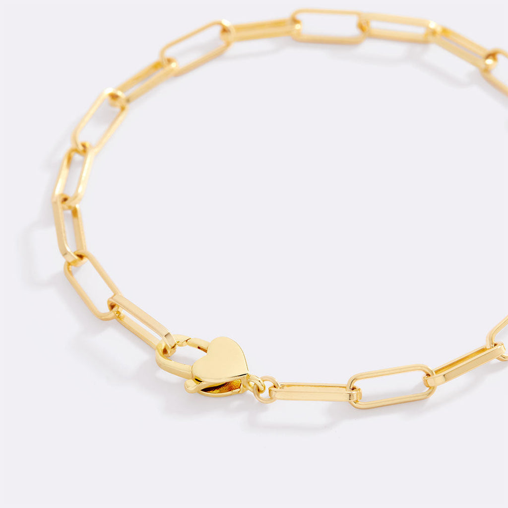 Heart Padlock Bracelet