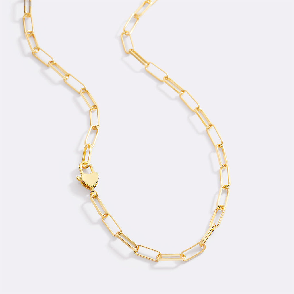 Heart Padlock Necklace