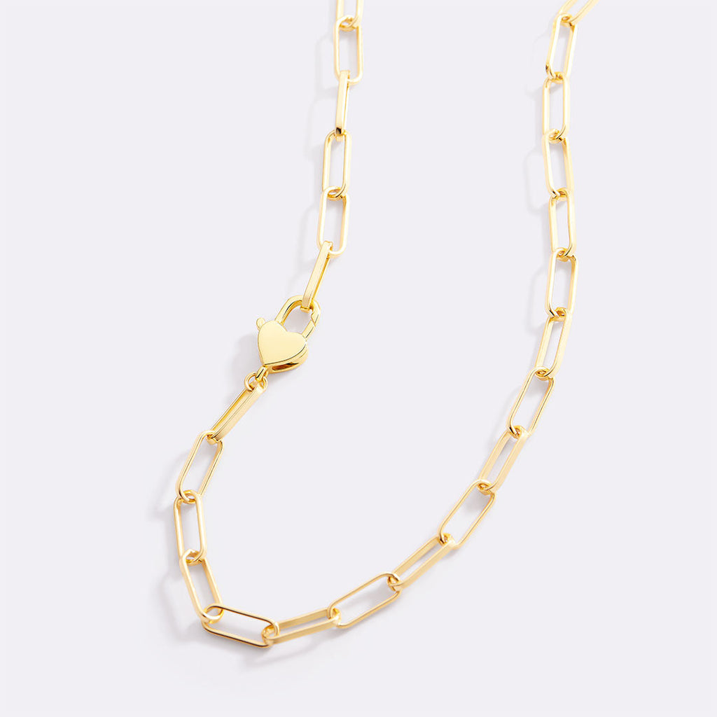 Heart Padlock Necklace