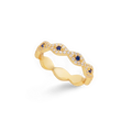 Pave Evil Eye Ring