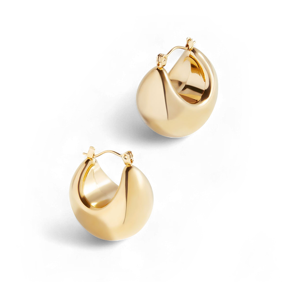 Sculpted Hoop Earrings