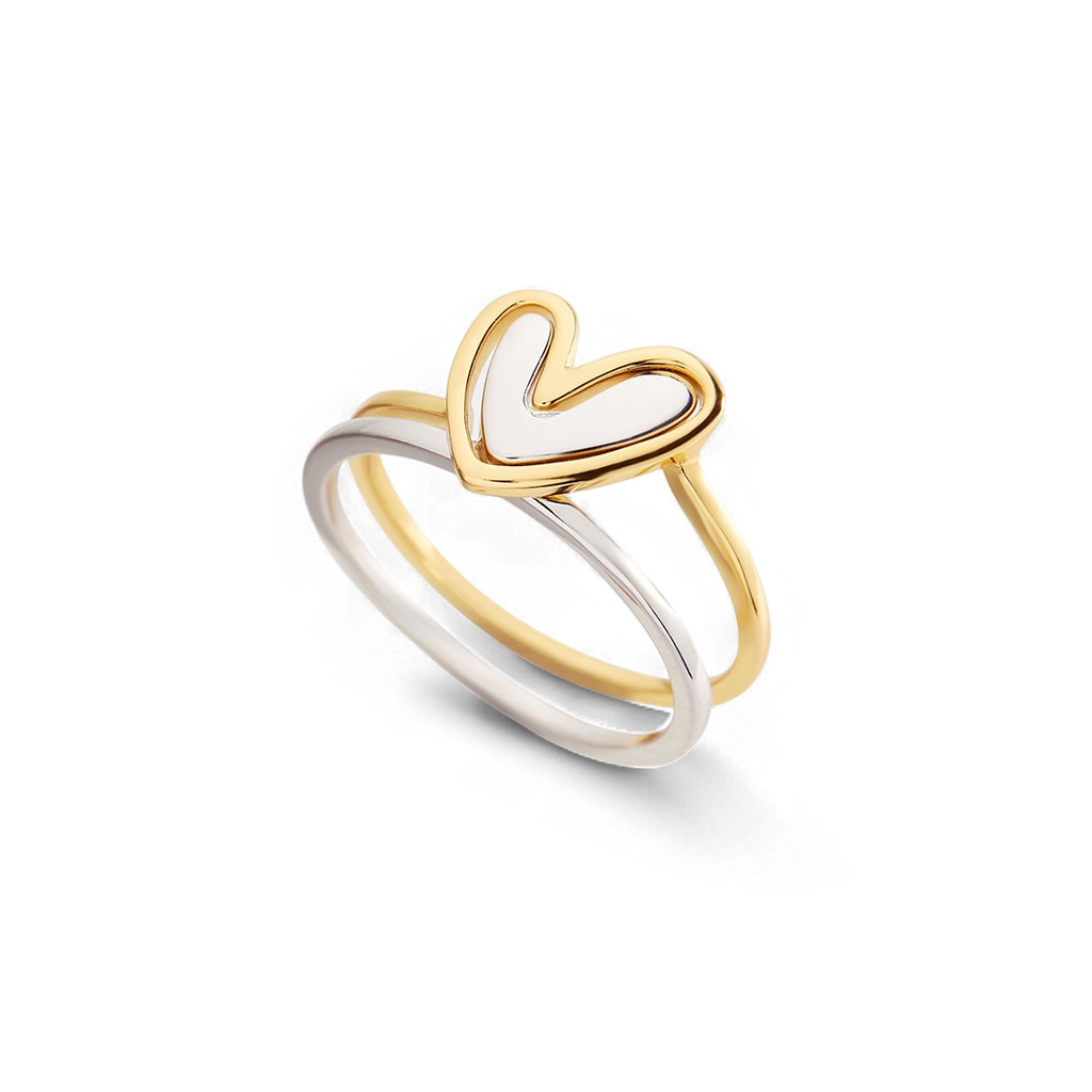 Self Love Layered Heart Ring